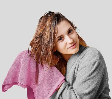 Набір рушників Utopia Towels 8 шт, бавовна, рожеві – 2 банних, 2 для рук, 4 серветки з петелькою