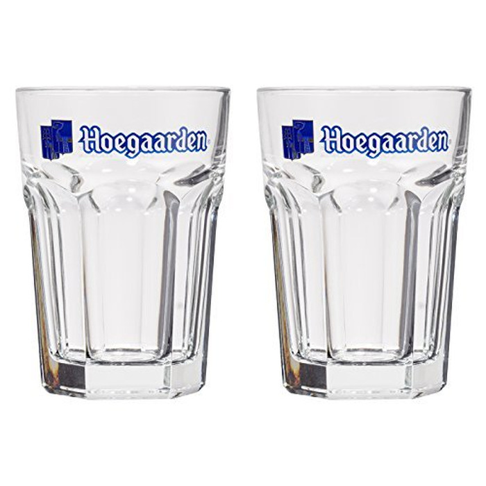 Пивні келихи Hoegaarden 2 шт, 568 мл, скляні келихи для пива Hoegaarden
