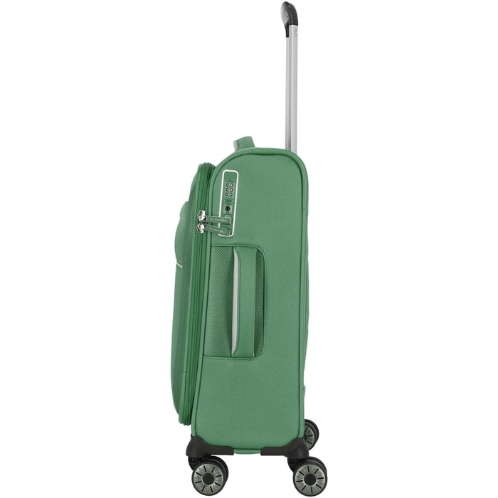Дорожній чемодан Travelite MIIGO 55 см, 35 л, ручна поклажа, 4 колеса, м'який, з переробленого матеріалу, TSA-замок, екологічний
