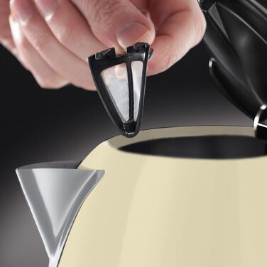 Тостер Russell Hobbs Retro Creme з лічильником часу + Чайник Colours+ Creme 1.7л, 2400Вт - Набір для кухні