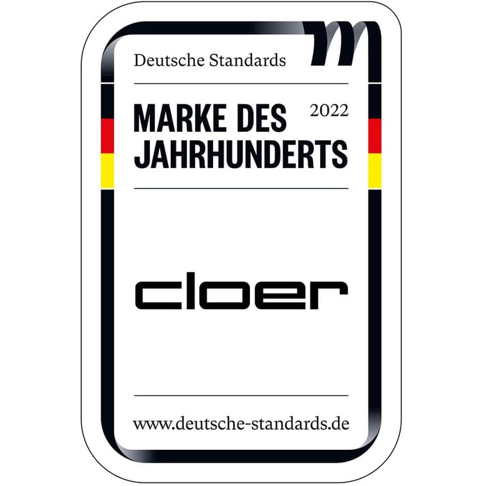 Тостер Cloer 3810 довгий слот, 880 Вт, для 2 тостів, функція для сірого хліба, насадка для булочок, корпус з нержавіючої сталі