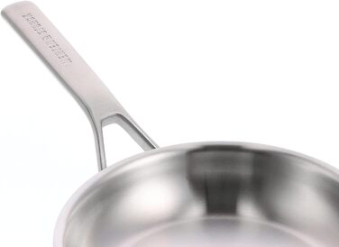 Набір посуду Merten & Storck Tri-Ply 8-Piece Cookware Set, нержавіюча сталь, індукційне дно, склокришки, придатний для духовки та посудомийної машини, сріблястий
