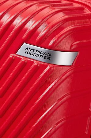 Валіза American Tourister Mickey Clouds, розширювана, 66 см, 63/70 л, червона, на колесах, середня
