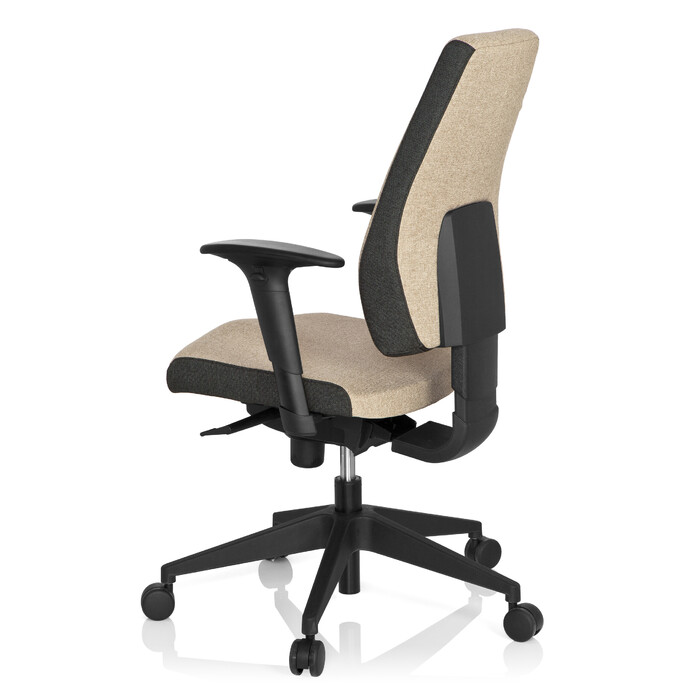 Офісне крісло / поворотне крісло PRO-TEC 500 Тканина темно-сірий/бежевий hjh OFFICE