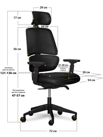 Комплект Mealux PowerDesk Lite Black + Leo Air Plus Black (арт. EVO-201 Lite W/W +Y 546 KB)