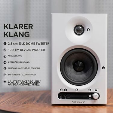 VULKKANO PRO4 Студійний монітор Bluetooth, 4