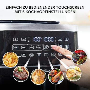 Фритюрниця з гарячим повітрям Breville Halo Flexi 7 л, функція парового приготування SteamFry