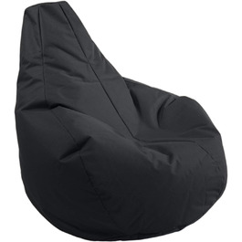 Крісло-мішок AD.CON для геймерів Outdoor & Indoor з еко-наповнювачем 225L (Чорний)