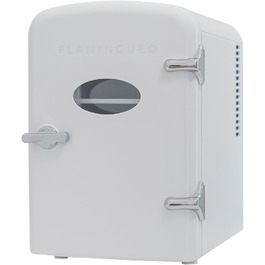Міні-холодильник Flamingueo Mini 4L: 12V/220V, охолодження та нагрівання, білий