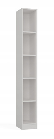 Стелаж TopEshop, 25 x 182 x 30 см, білий