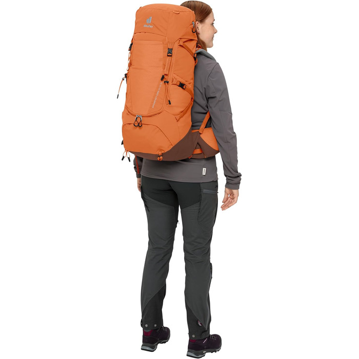 Жіночий трекінговий рюкзак Deuter Aircontact Core 45+10 л (2024), chestnut-umbra