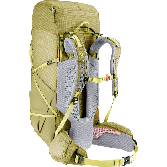 Жіночий трекінговий рюкзак Deuter Aircontact Ultra 45+5 л, ультралегкий, Linden-sprout