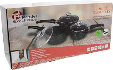 Набір каструль Pradel Excellence 16/18/20 см для всіх плит