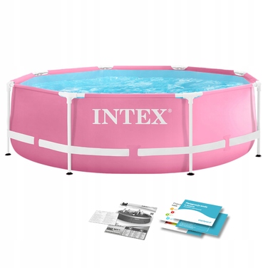 Дитячий круглий каркасний басейн Intex 28290, 244x76 см