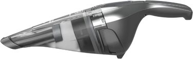 Ручний пилосос BLACK+DECKER Dustbuster 7.2V, акумуляторний, EasyGrip, хром/титан, 385 мл