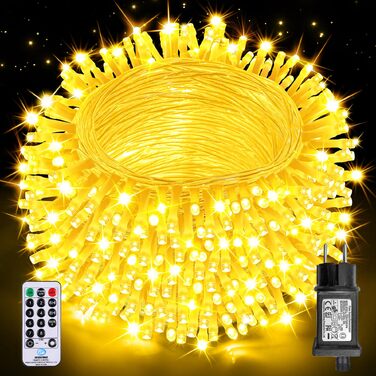 Світлодіодна гірлянда Auriostar для вулиці 20м, 200 LED, теплий білий колір, мережева