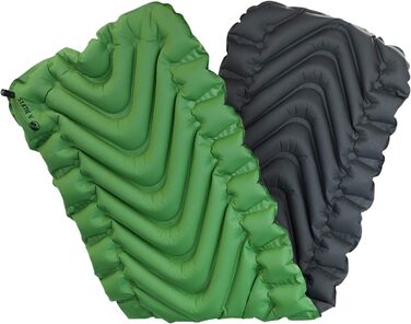 Туристичний килимок Klymit Static V для кемпінгу та походів, зелений