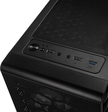 Корпус для ПК KOLINK Observatory Lite Mesh ATX з RGB підсвіткою, геймерський Midi Tower з загартованим склом і вентиляторами