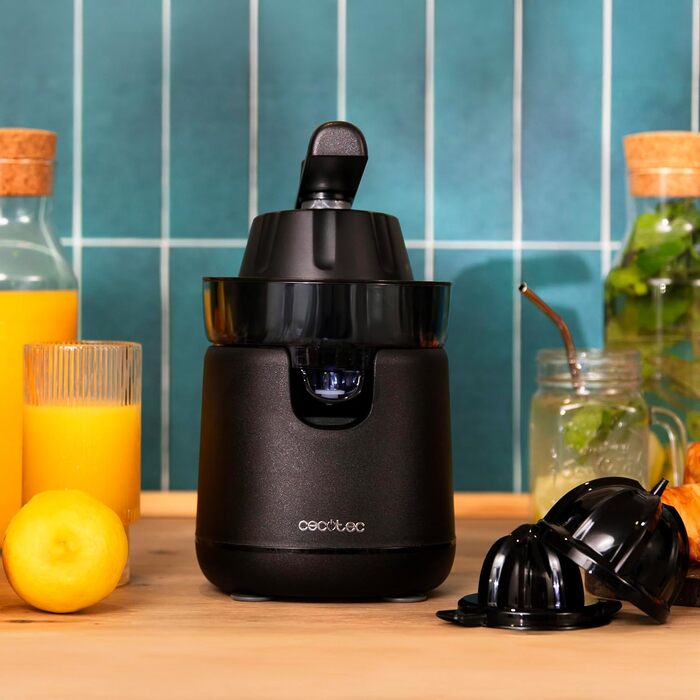 Citruspresse електрична Cecotec EssentialVita Hyden 120 для апельсинів та цитрусових, 120 Вт, чорна