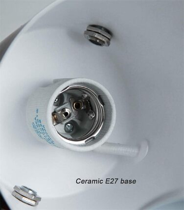 Світильник настінний LED E27, сучасний індустріальний, білий, для спальні, вітальні, коридору, лофт, стельова лампа