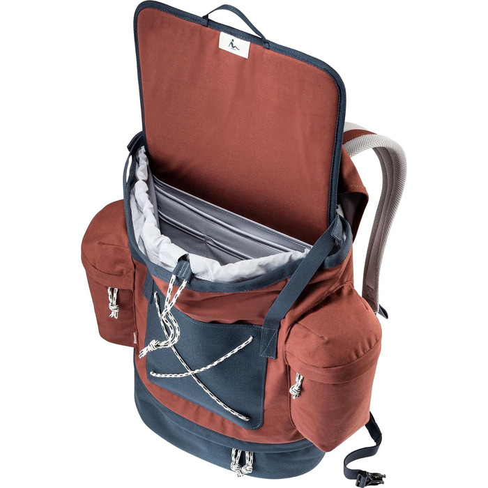 Рюкзак Deuter Wengen Vintage 25 л, червоно-синій, міський