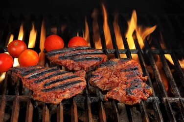 Чавунна кругла решітка для гриля 47 см Grillrostprofi, заміна для Weber, для кулястого гриля