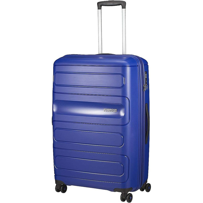 Валіза American Tourister Sunside Spinner 77 см, розширювана, 4.5 кг, 106/118 л, червона (Sunset Red)