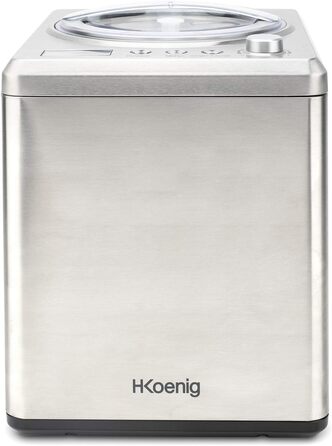 Електрична машина для приготування льоду H.Koenig HF340 - 2 літри, Frozen Joghurt та Sorbet