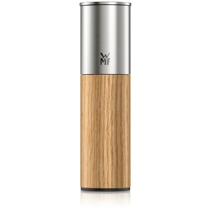 Мельниця WMF Nature Pro: ручна для солі та перцю з керамічним механізмом, регульованим помолом та аромашлузом