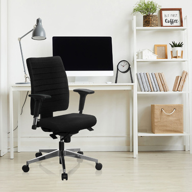 Офісне крісло / поворотне крісло PRO-TEC 350 тканина чорний hjh OFFICE