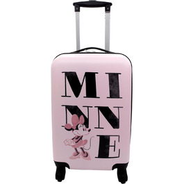 Дитячий жорсткий валізний тролей на 4 колесах Undercover Minnie Mouse 21x56x35 см, 36 л, ручна поклажа