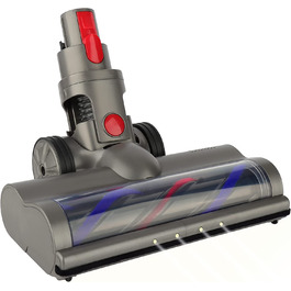 Турбощітка для підлоги з прямим приводом для пилососів Dyson V7/V8/V10/V11/V15, насадка для килимів з коротким ворсом і твердих підлог