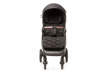 Дитячий візок-прогулянка 4Baby Stinger PRO, гелеві колеса, алюмінієва рама, до 22 кг, Black