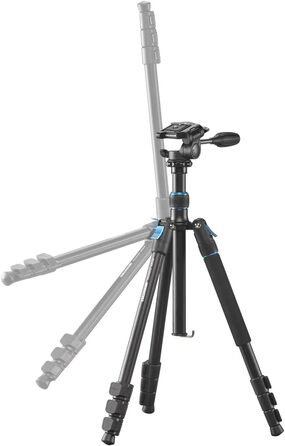 Штатив CULLMANN RONDO 460M RW20 з 3D-голівкою, універсальний, вантажопідйомність 4 кг, максимальна висота 157,5 см, чорний