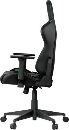 Ігрове крісло Razer Edition TAROK Natrix: дихаюча екошкіра, 3D підлокітники Softcoat, функція гойдання, з подушками під поперек та голову, до 130 кг, чорне