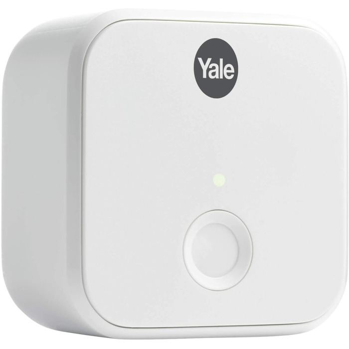 Yale Connect Wi-Fi Bridge для розумного замка, віддалений доступ, інтеграція з голосовим асистентом, білий