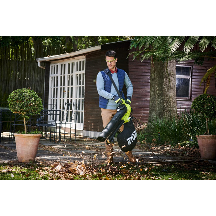 Електричний листозбирач/подрібнювач RYOBI RBV3000CESV, 3000 Вт