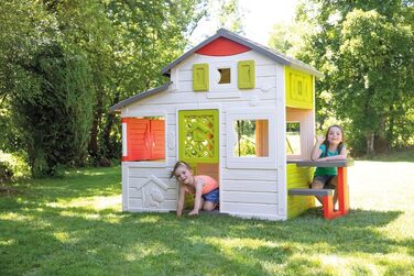 Дитячий будиночок Smoby Neo Friends Haus – для хлопчиків та дівчаток від 3 років, з кухнею, розширюваний, для вулиці та дому