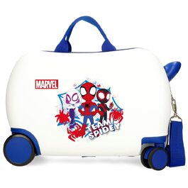 Дитяча валіза Disney Spidey Team для хлопчиків — містка дорожня сумка з кодовим замком та 4 колесами, ABS-пластик