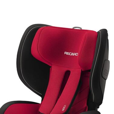 Дитяче автокрісло RECARO Optiafix Racing Red, червоне, з ISOFIX