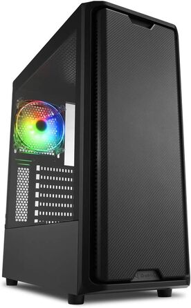 Корпус для ПК Sharkoon SK3 RGB з підсвіткою, ATX, чорний