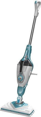 Парова швабра BLACK+DECKER BHSM168DSM-QS 2-в-1, 1600 Вт, Delta-головка, рукавиця SteaMitt, AutoSelect, набір насадок, екологічна ефективна прибирання