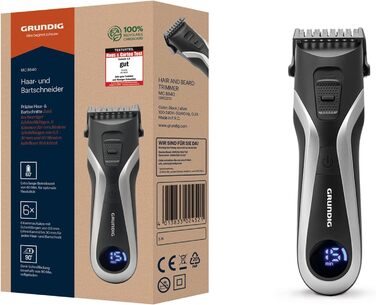 Машинка для стрижки волосся та бороди Grundig MC 8840, акумулятор/мережа, довжина зрізу до 18 мм
