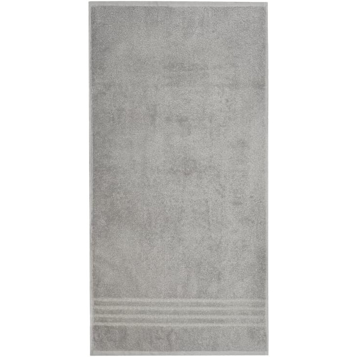 Рушники махрові Schiesser Milano 4 шт, 50x100 см, сріблясті, 100% бавовна, екологічні, м'які, для ванної кімнати