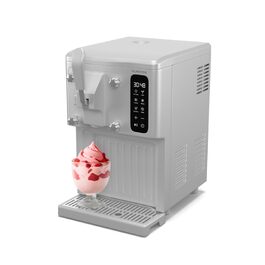 Кларштайн SweetSwirl - Морозивомашина 3-в-1 для морозива, молочних коктейлів та смузі, 1.5 л, сенсорний дисплей, режим підтримки температури, функція очищення, біла