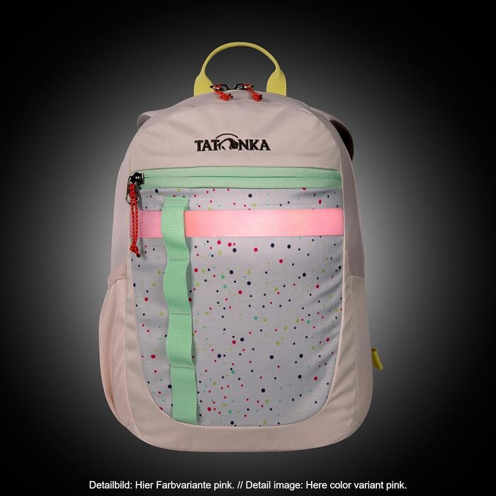 Дитячий рюкзак Tatonka Husky JR 10 л Sage Green з світловідбивачами та сидінням, для хлопчиків і дівчаток від 4 років