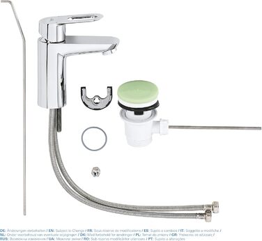 Змішувач для ванної кімнати Grohe BauLoop, водозберігаючий, хром, 23335000