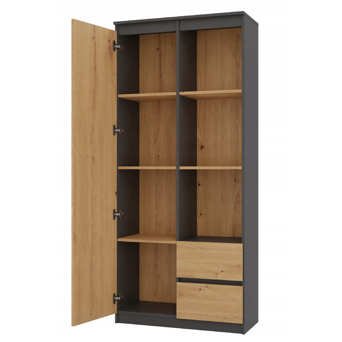 Стелаж TopEshop TES, 80 x 180 x 35 см, багатоколірний