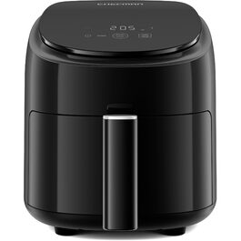 Фритюрниця без олії Chefman 2L: компактна, чорна, з антипригарним кошиком та цифровим таймером