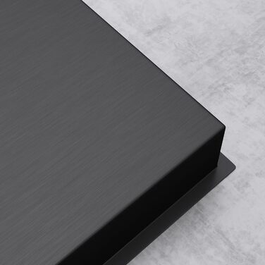 Душова ніша Mai & Mai 30x90x8,3 см, чорна, сталева, настінна, для ванної кімнати, монтаж під плитку